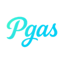 Pgas Texto Logo